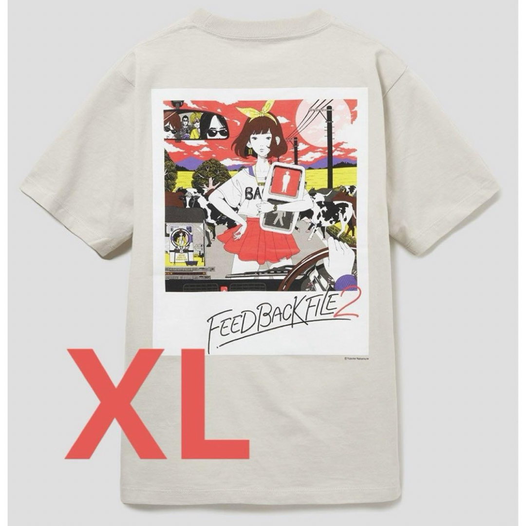 Design Tshirts Store graniph(グラニフ)のグラニフ　フィードバックファイル 2　中村佑介　コラボ　XLサイズ メンズのトップス(Tシャツ/カットソー(半袖/袖なし))の商品写真