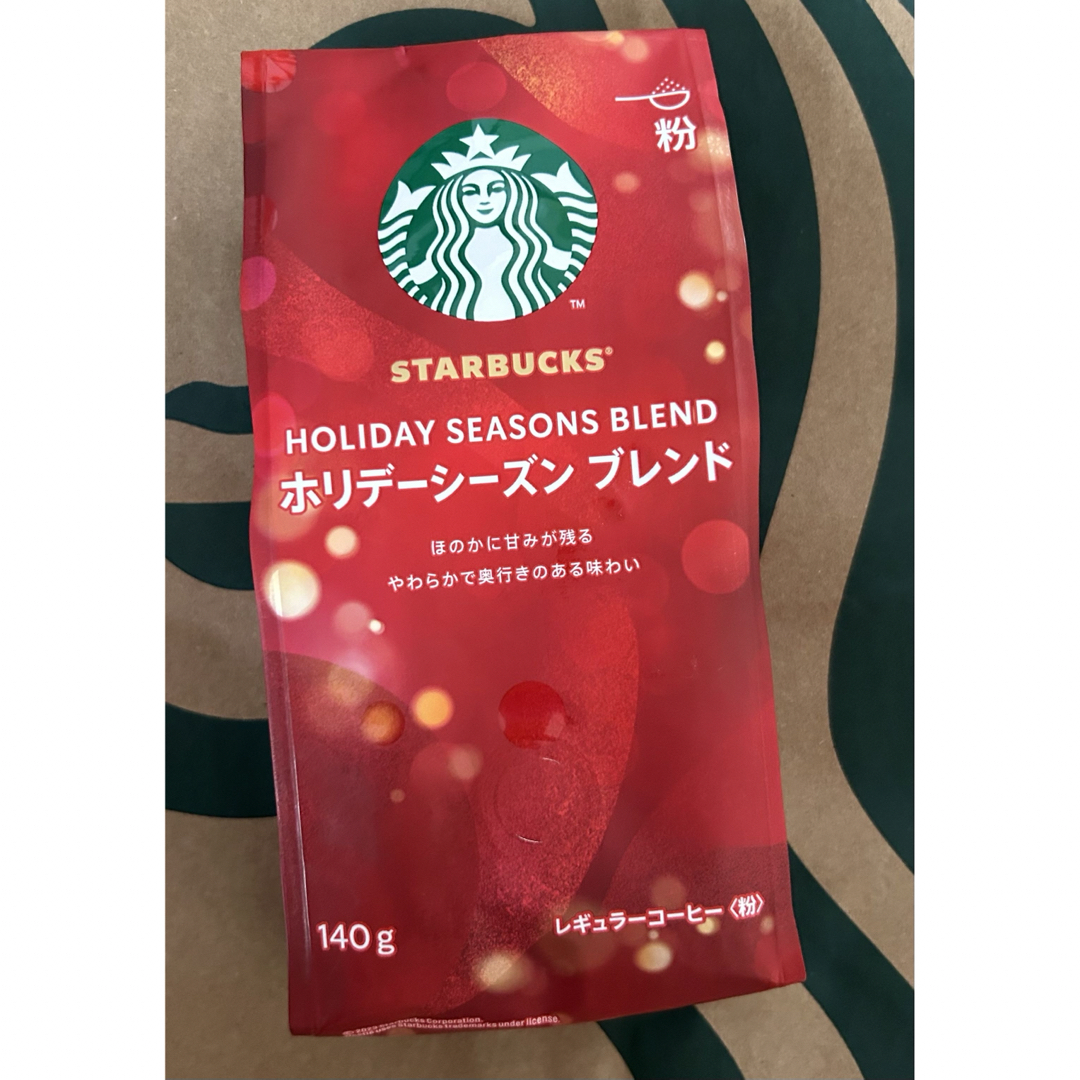 Starbucks(スターバックス)のスターバックス ホリデーシーズンブレンド 粉 食品/飲料/酒の飲料(コーヒー)の商品写真
