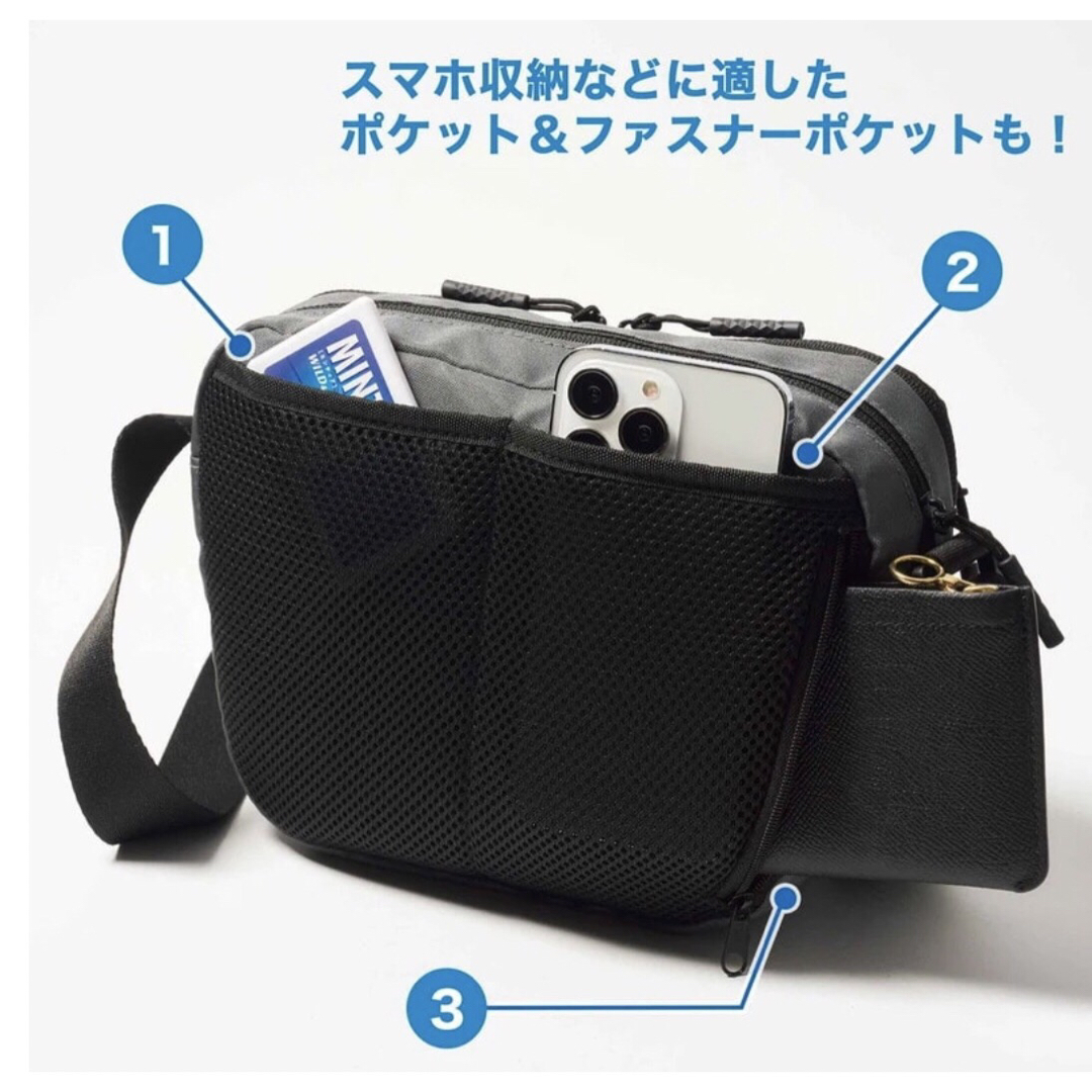 【新品】モノマックス付録 ナンガ　ショルダーバッグ メンズのバッグ(ショルダーバッグ)の商品写真