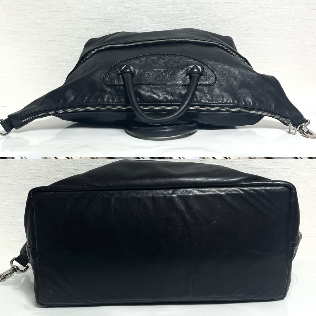 Jas M.B. - Jas-M.B. WingsTraveller 3WAY レザー ボストン Jas M.B. - Jas-M.B. WingsTraveller 3WAY レザー ボストン