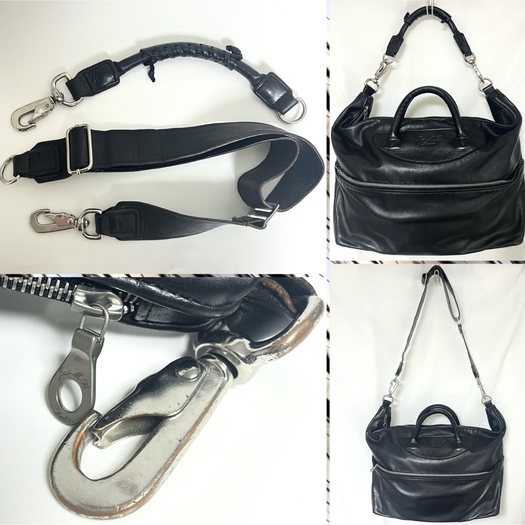 Jas M.B. - Jas-M.B. WingsTraveller 3WAY レザー ボストン Jas M.B. - Jas-M.B. WingsTraveller 3WAY レザー ボストン