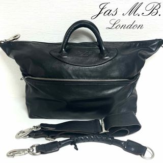 Jas-M.B. WingsTraveller 3WAY レザー ボストンバッグ