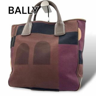 バリー(Bally)のBALLY バリー　ハンドバッグ　キャンバス　A311(ハンドバッグ)