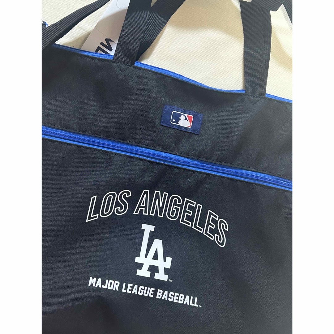 MLB ドジャース　2way レッスンバッグ キッズ/ベビー/マタニティのこども用バッグ(レッスンバッグ)の商品写真