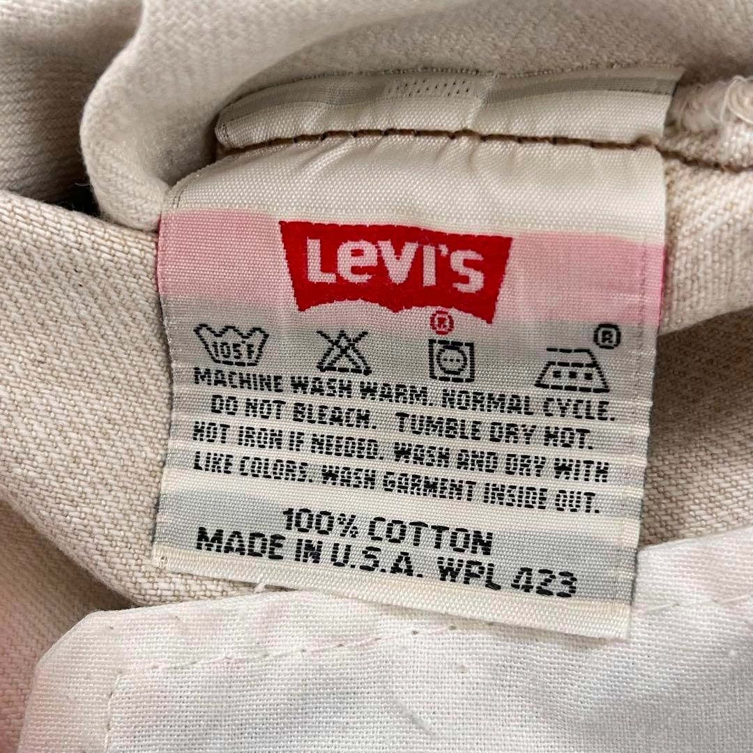 Levi's(リーバイス)のレア 90s USA製 リーバイス 501 カラーデニム w31 ベージュ メンズのパンツ(デニム/ジーンズ)の商品写真
