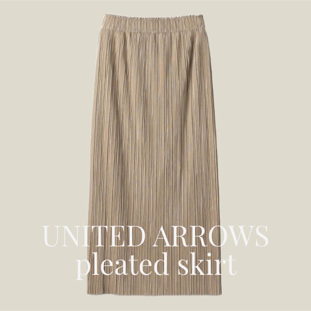 BEAUTY&YOUTH UNITED ARROWS(ビューティアンドユースユナイテッドアローズ)のBEAUTY&YOUTH UNITED ARROWS BY プリーツスカート レディースのスカート(ロングスカート)の商品写真