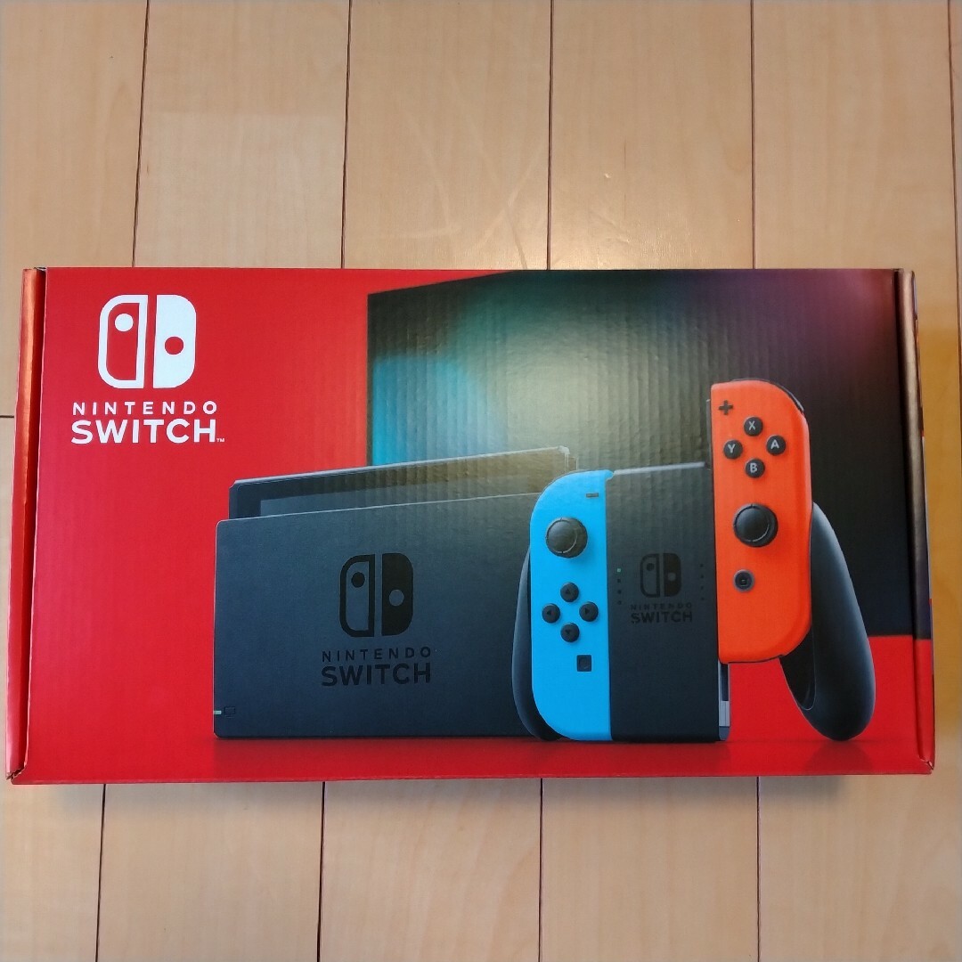 Nintendo Switch JOY-CON(L) ネオンブルー/(R) ネ… エンタメ/ホビーのゲームソフト/ゲーム機本体(家庭用ゲーム機本体)の商品写真