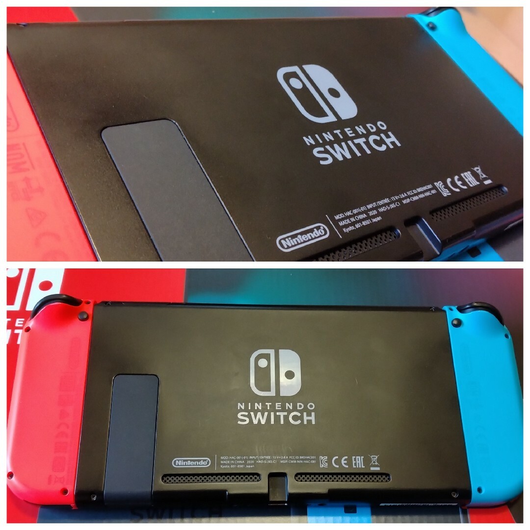 Nintendo Switch JOY-CON(L) ネオンブルー/(R) ネ… エンタメ/ホビーのゲームソフト/ゲーム機本体(家庭用ゲーム機本体)の商品写真