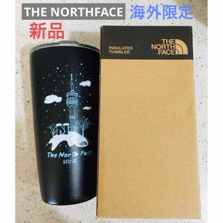 ザノースフェイス(THE NORTH FACE)のTHE NORTHFACE ノースフェイス タンブラー 韓国 海外限定 ブラック(タンブラー)