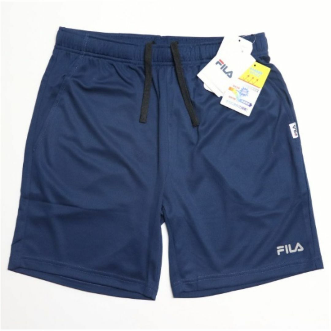 FILA(フィラ)の【新品】フィラ 吸水速乾 COOL 冷感 UVカット ハーフパンツ 紺 XL メンズのパンツ(ショートパンツ)の商品写真