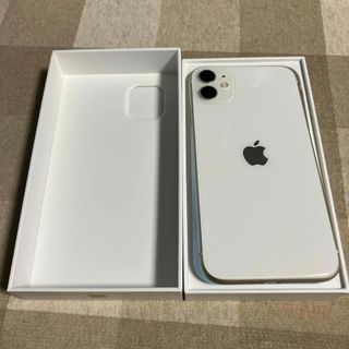 アイフォーン(iPhone)のゼン様専用　iphone 11 64GB simフリー　ホワイト　美品(スマートフォン本体)