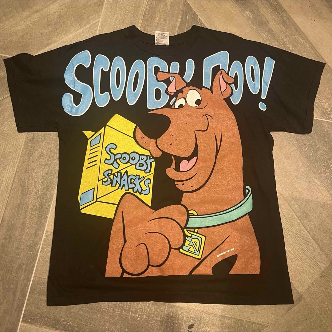 Scooby-Doo スヌーピードゥTシャツ/アニメT/USED/古着XL メンズのトップス(Tシャツ/カットソー(半袖/袖なし))の商品写真