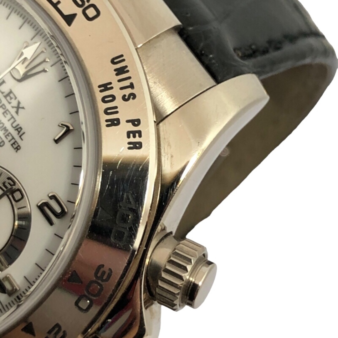 ROLEX(ロレックス)の　ロレックス ROLEX デイトナ F番 116519 ホワイト K18WG/革ベルト 自動巻き メンズ 腕時計 メンズの時計(その他)の商品写真