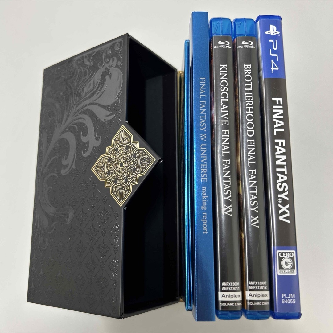 PlayStation4(プレイステーション4)のフィルムコレクションボックス　ファイナルファンタジー15 PS4 FF15 エンタメ/ホビーのゲームソフト/ゲーム機本体(家庭用ゲームソフト)の商品写真