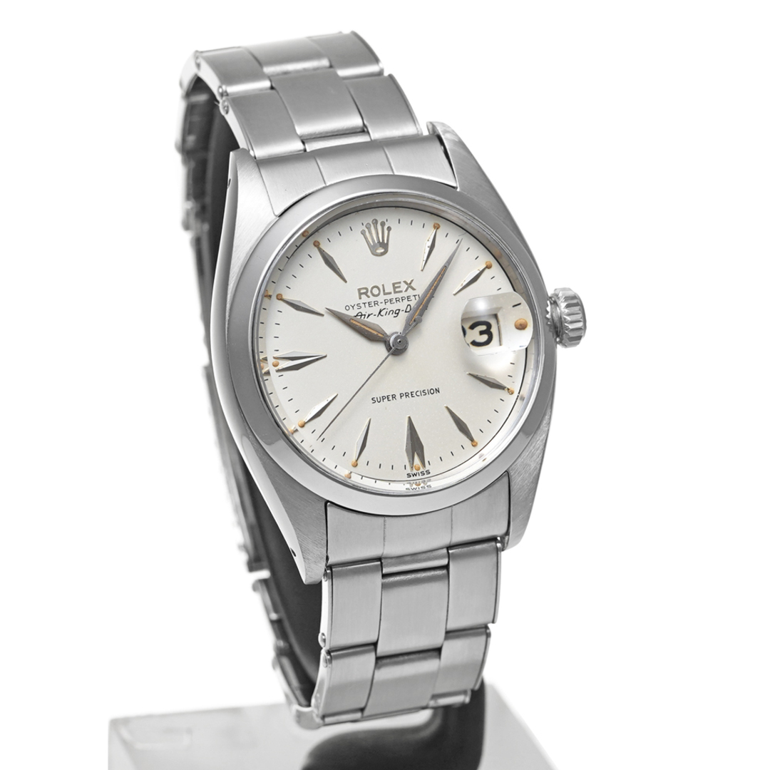 ROLEX(ロレックス)のROLEX エアキング デイト Ref.5700 シルバー アンティーク品 メンズ 腕時計 メンズの時計(腕時計(アナログ))の商品写真