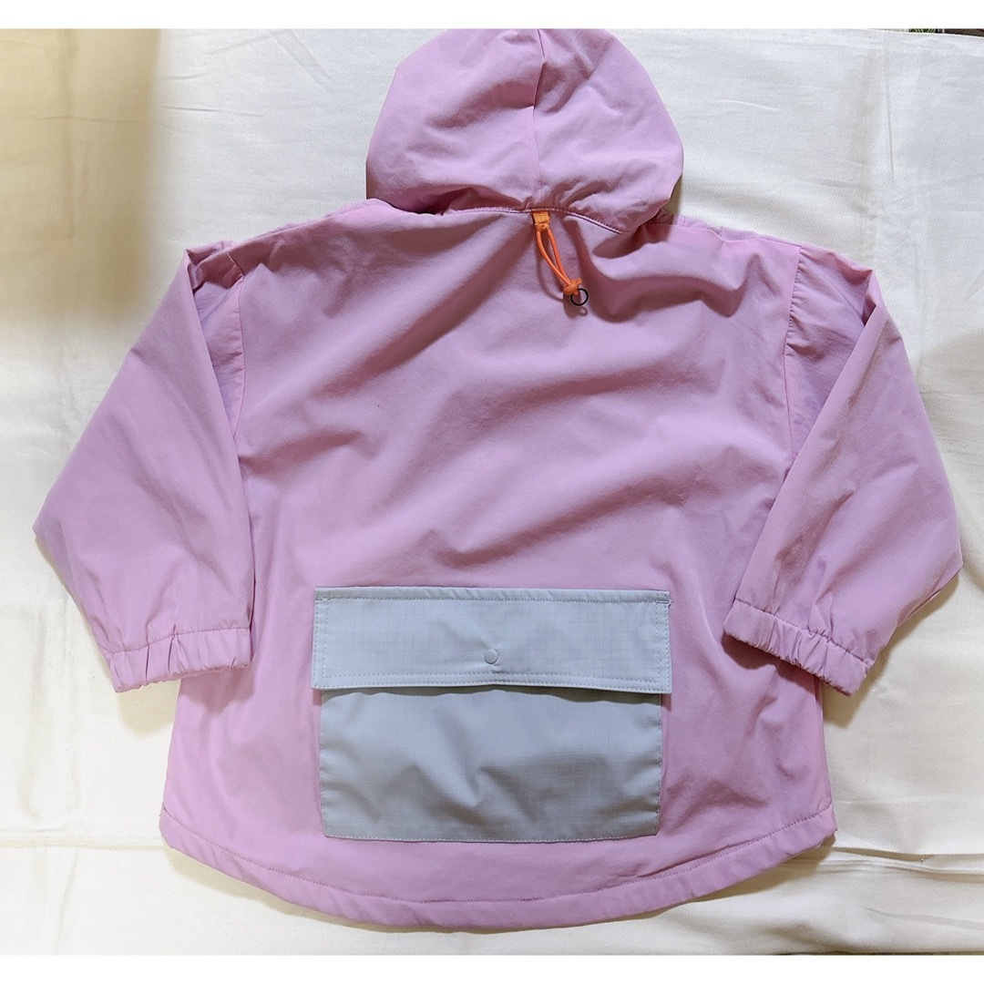 バースデイ(バースデイ)のBOWA by BEAMS Design ナイロン　パーカー　110 ピンク キッズ/ベビー/マタニティのキッズ服女の子用(90cm~)(ジャケット/上着)の商品写真