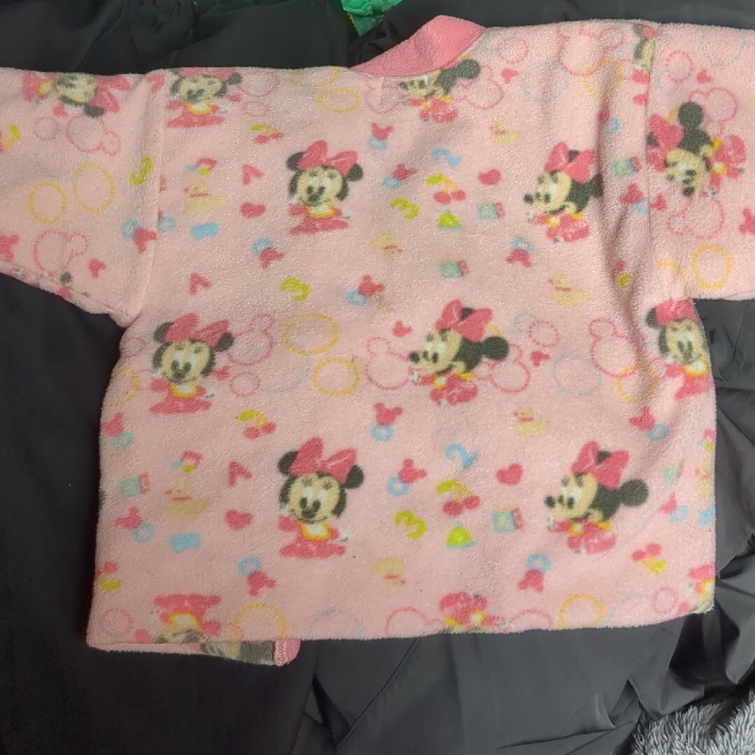 Disney(ディズニー)の冬　家着　ミニー　フリース　半纏 キッズ/ベビー/マタニティのキッズ服女の子用(90cm~)(その他)の商品写真