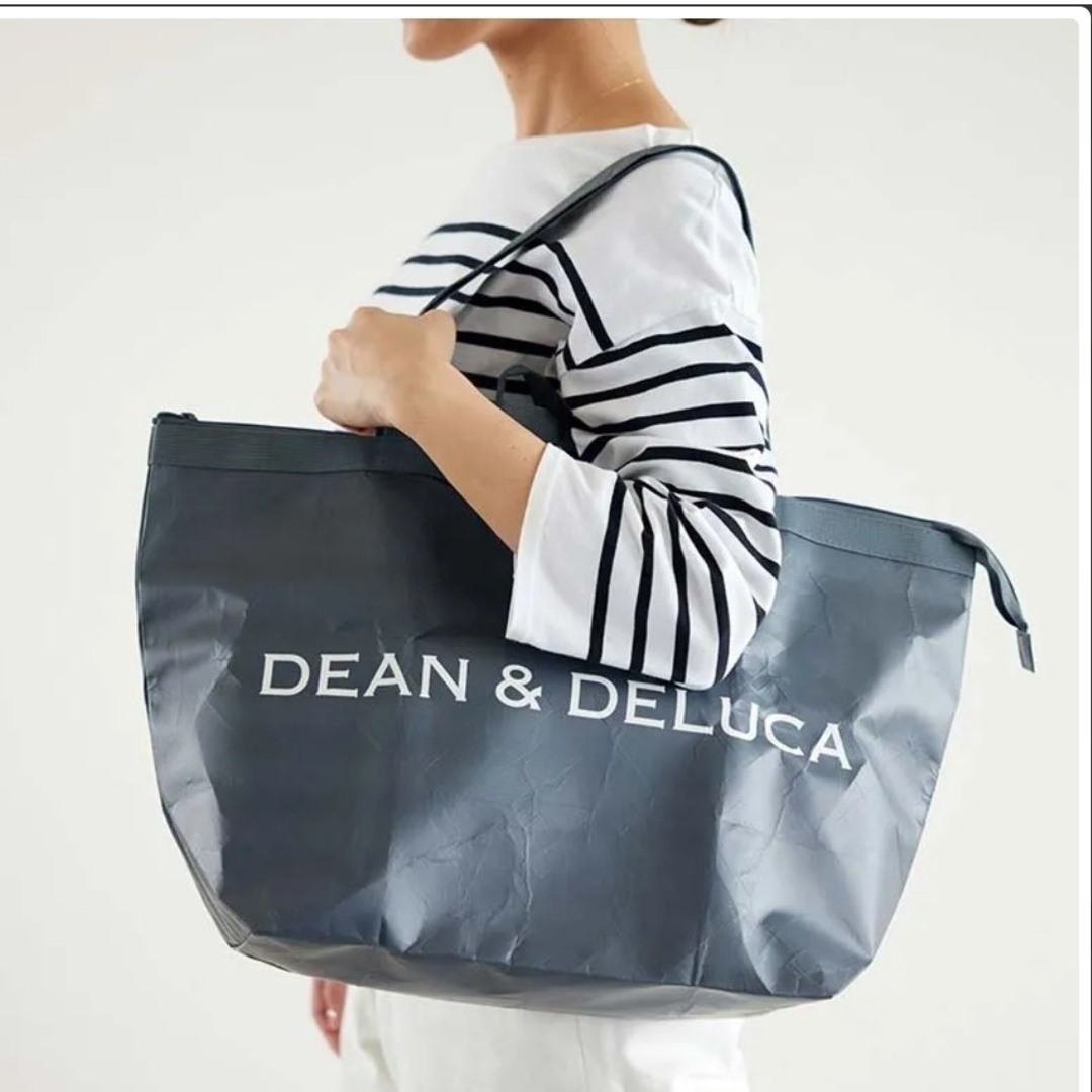 DEAN & DELUCA(ディーンアンドデルーカ)のDEAN&DELUCA ディーン&デルーカ　トラベルバッグ　チャコールグレー レディースのバッグ(トートバッグ)の商品写真