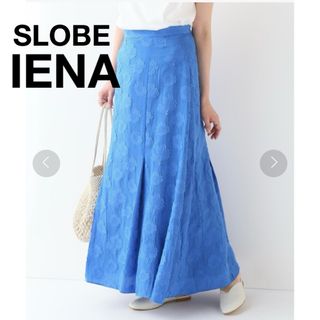 SLOBE IENA - 【SLOBE IENA】フラワーJQフレアスカートスローブイエナ