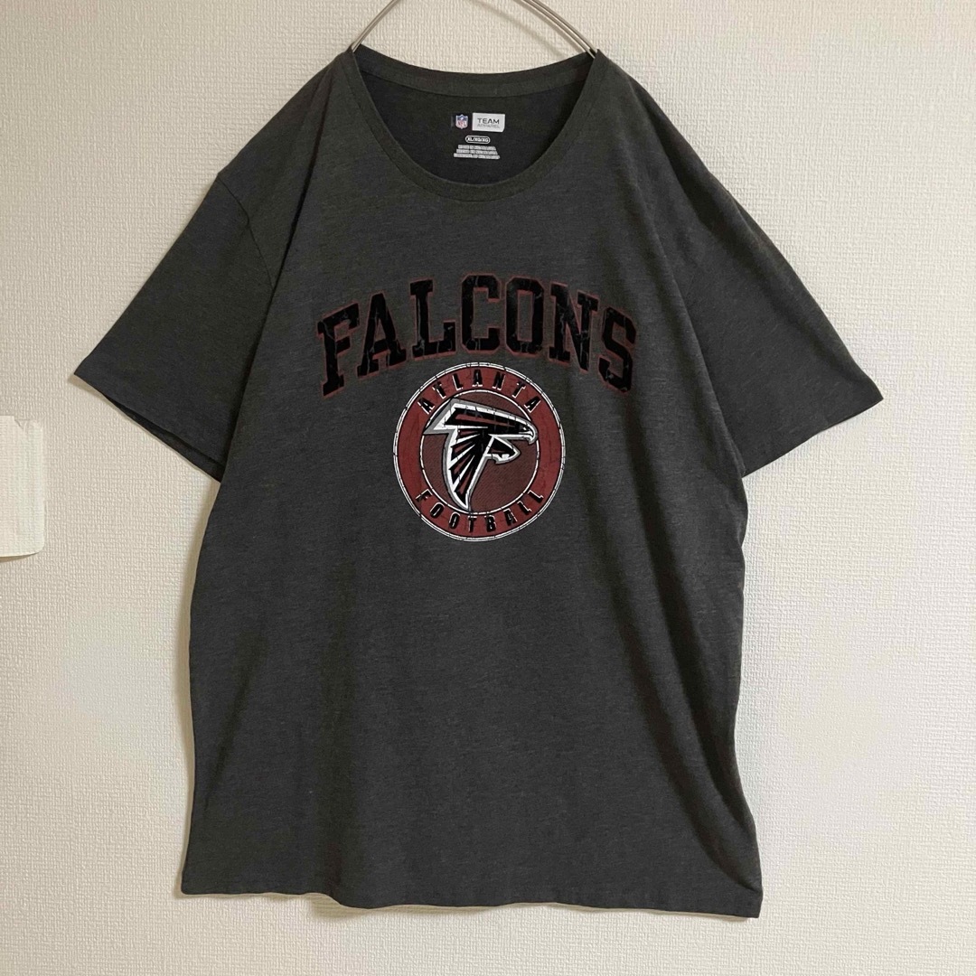 NFLアトランタファルコンズアーチビッグロゴTシャツ霜降りオーバーサイズtシャツ メンズのトップス(Tシャツ/カットソー(半袖/袖なし))の商品写真