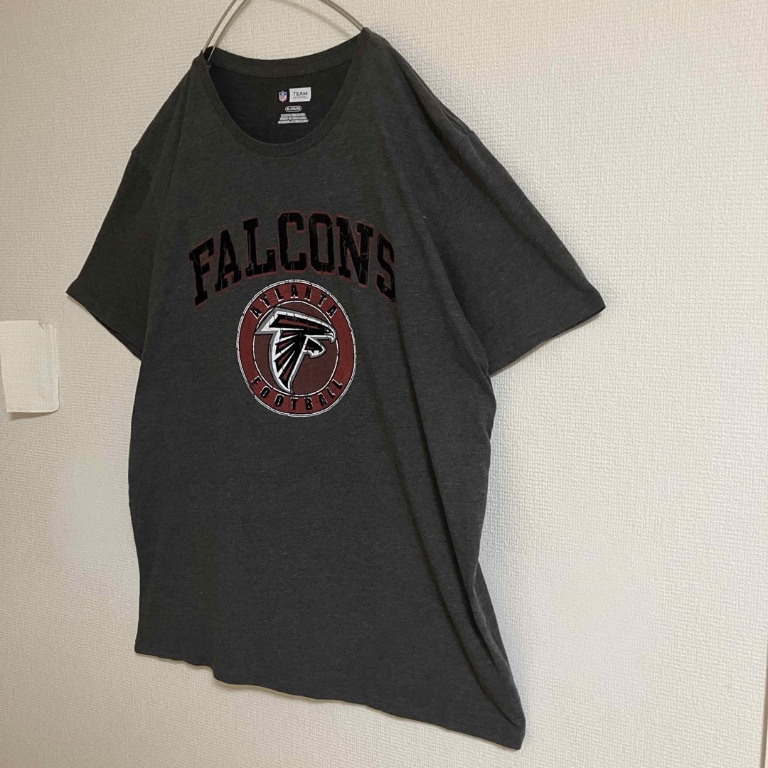 NFLアトランタファルコンズアーチビッグロゴTシャツ霜降りオーバーサイズtシャツ メンズのトップス(Tシャツ/カットソー(半袖/袖なし))の商品写真