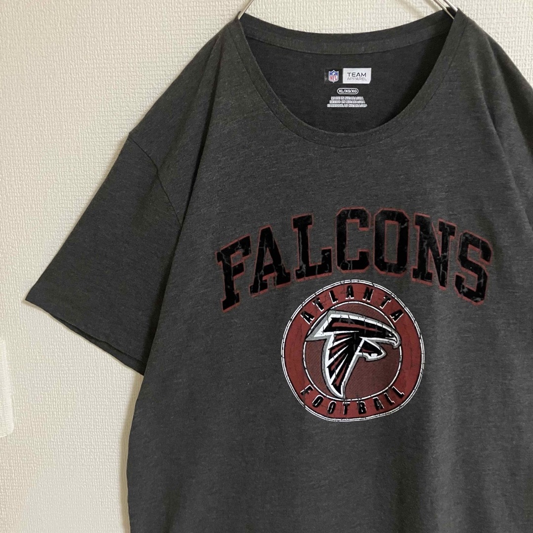 NFLアトランタファルコンズアーチビッグロゴTシャツ霜降りオーバーサイズtシャツ メンズのトップス(Tシャツ/カットソー(半袖/袖なし))の商品写真