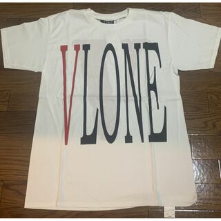 ヴィーローン(VLONE)の☆Tシャツ　VLONE　ホワイト レッド ブラック 白 赤 黒 M(Tシャツ(半袖/袖なし))