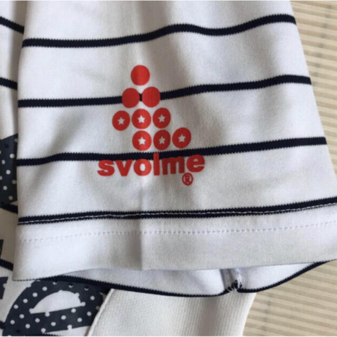 Svolme(スボルメ)の送料無料 新品 SVOLME ジュニア Tシャツ JRボーダーDRYトップ スポーツ/アウトドアのサッカー/フットサル(ウェア)の商品写真