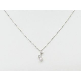 スタージュエリー(STAR JEWELRY)のスタージュエリー Pt950 ダイヤモンド0.08ct デザイン ネックレス【池袋店】【中古】(ネックレス)