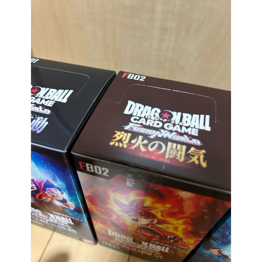 BANDAI(バンダイ)の新品未開封 ドラゴンボール烈火の闘気 1BOX 覚醒の鼓動2BOXテープ付き エンタメ/ホビーのトレーディングカード(Box/デッキ/パック)の商品写真