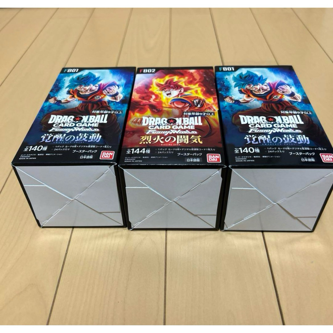 BANDAI(バンダイ)の新品未開封 ドラゴンボール烈火の闘気 1BOX 覚醒の鼓動2BOXテープ付き エンタメ/ホビーのトレーディングカード(Box/デッキ/パック)の商品写真