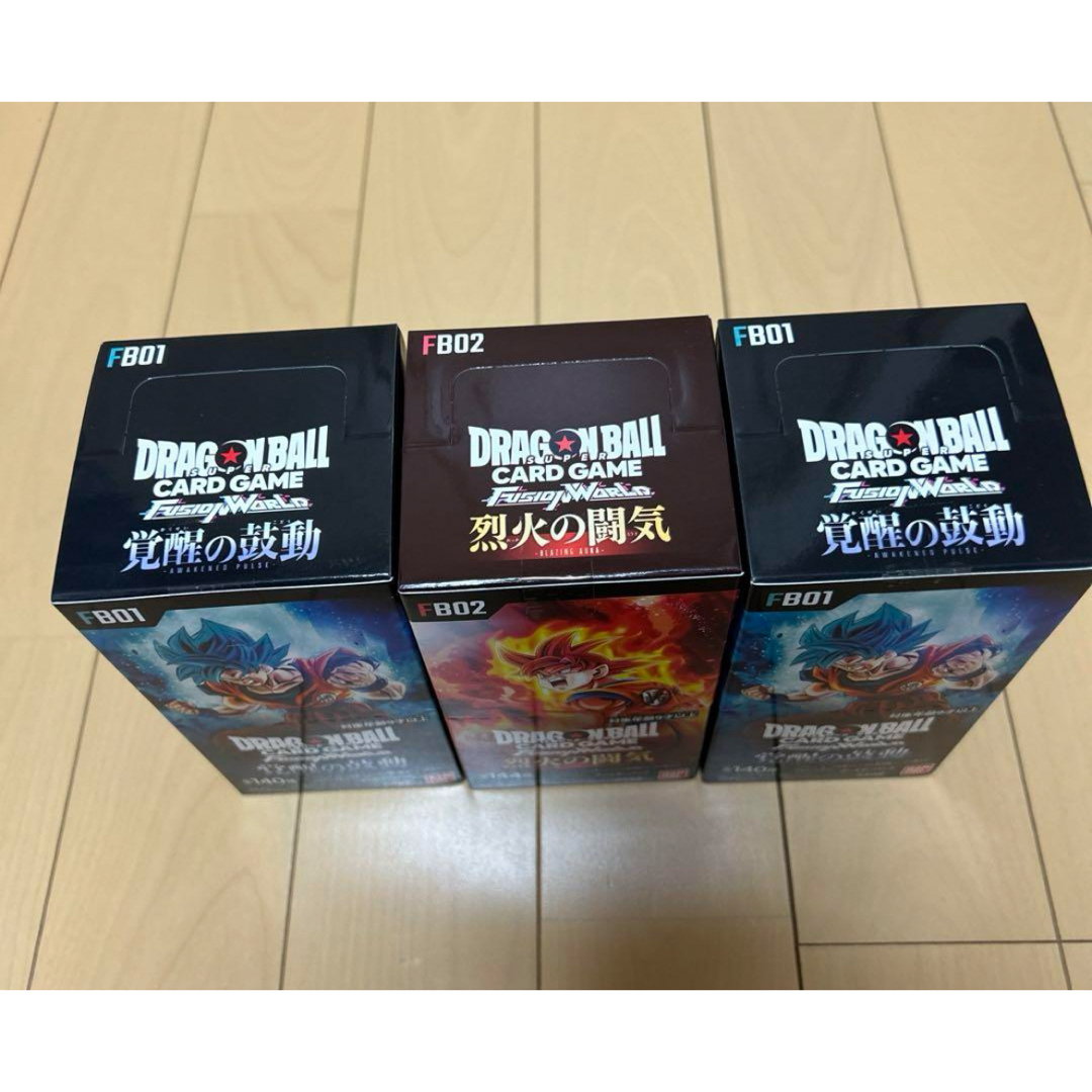 BANDAI(バンダイ)の新品未開封 ドラゴンボール烈火の闘気 1BOX 覚醒の鼓動2BOXテープ付き エンタメ/ホビーのトレーディングカード(Box/デッキ/パック)の商品写真