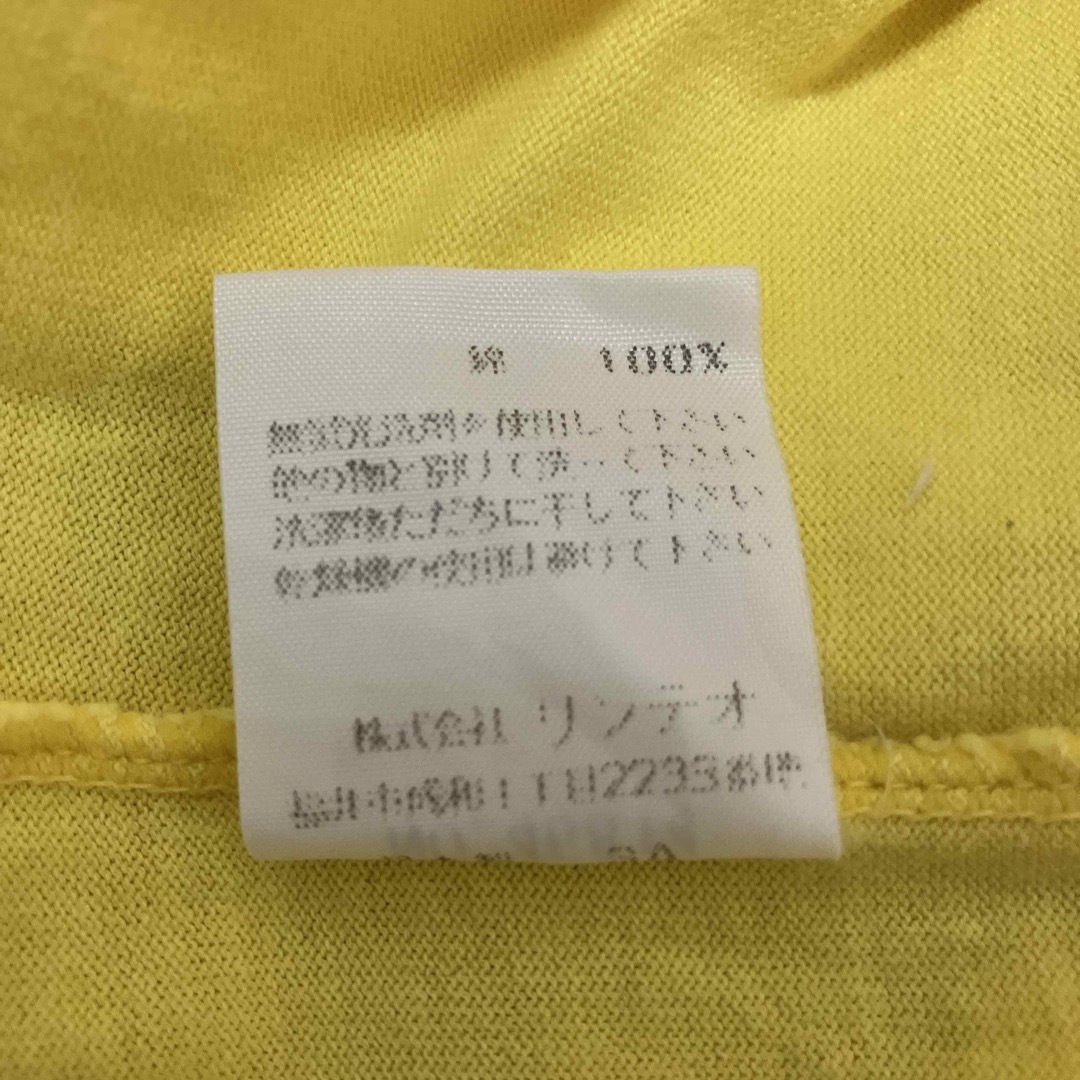 Tシャツ　イエロー　SOME GIRLS   130 キッズ/ベビー/マタニティのキッズ服女の子用(90cm~)(Tシャツ/カットソー)の商品写真