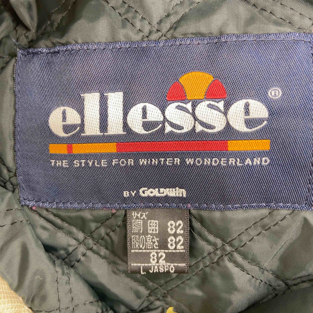 ellesse(エレッセ)のELLESSE エレッセ メンズ サスペンダー付きパンツ スキーウェア スノボウェア ベージュ メンズのパンツ(その他)の商品写真