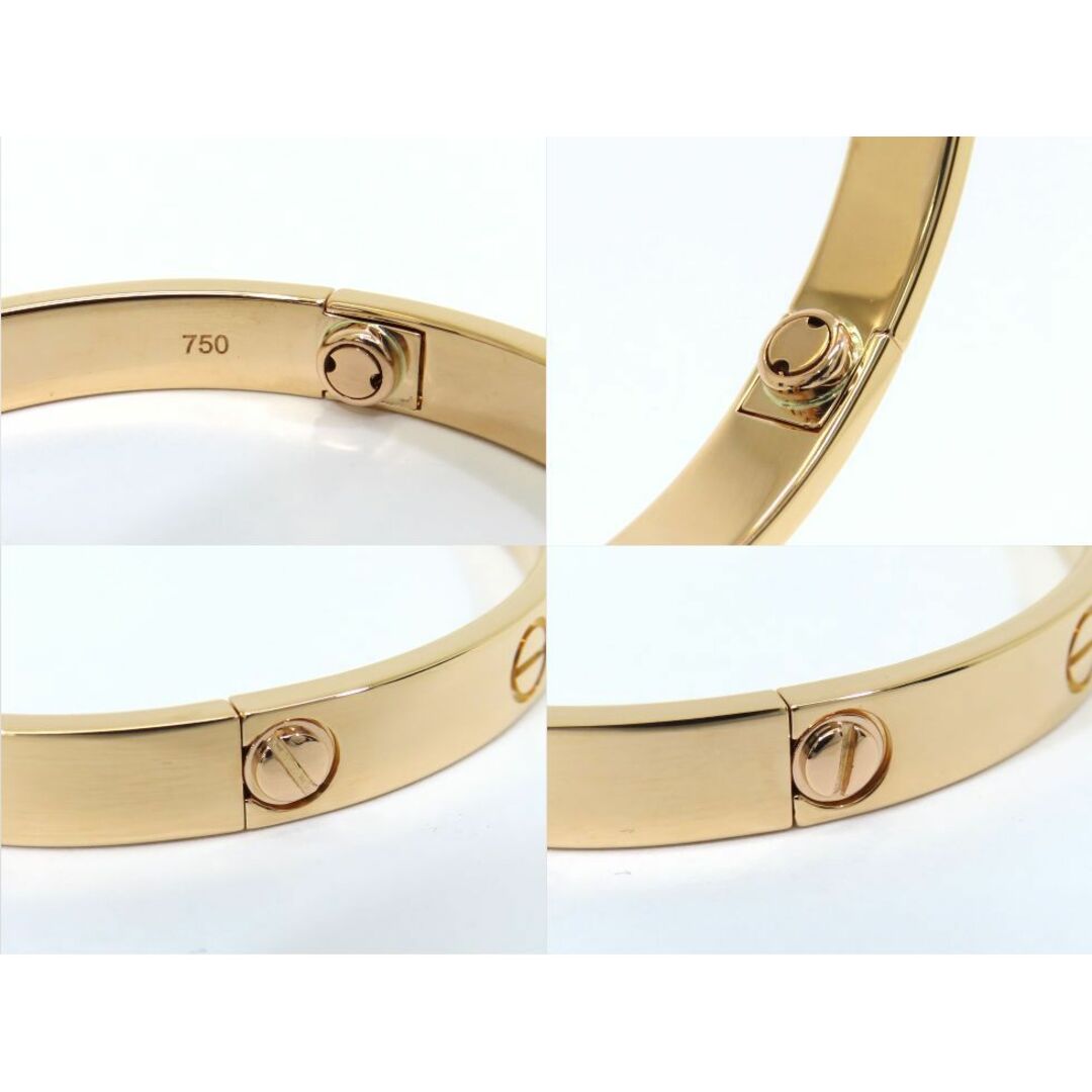 Cartier(カルティエ)のカルティエ B6035618 K18PG ラブ ブレスレット ＃18 【池袋店】 【中古】 レディースのアクセサリー(ブレスレット/バングル)の商品写真