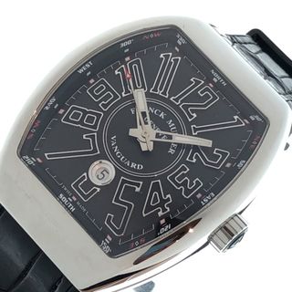 フランクミュラー(FRANCK MULLER)の　フランク・ミュラー FRANCK MULLER ヴァンガード V45SCDTACNR SS/クロコベルト メンズ 腕時計(その他)