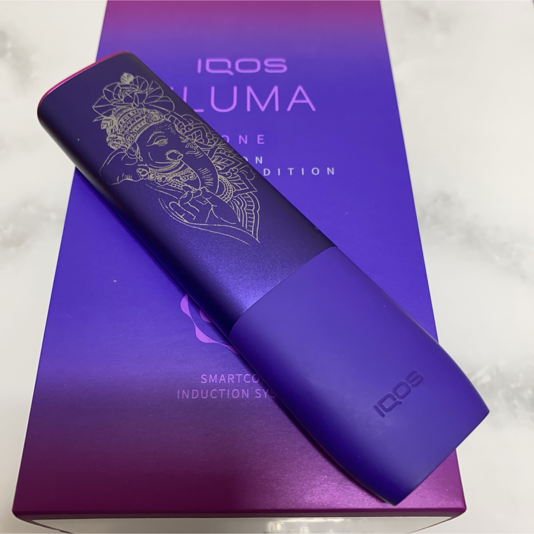 IQOS(アイコス)のガネーシャ iQOS ILUMA ONE アイコス イルマ ワン ネオン 紫 メンズのファッション小物(タバコグッズ)の商品写真