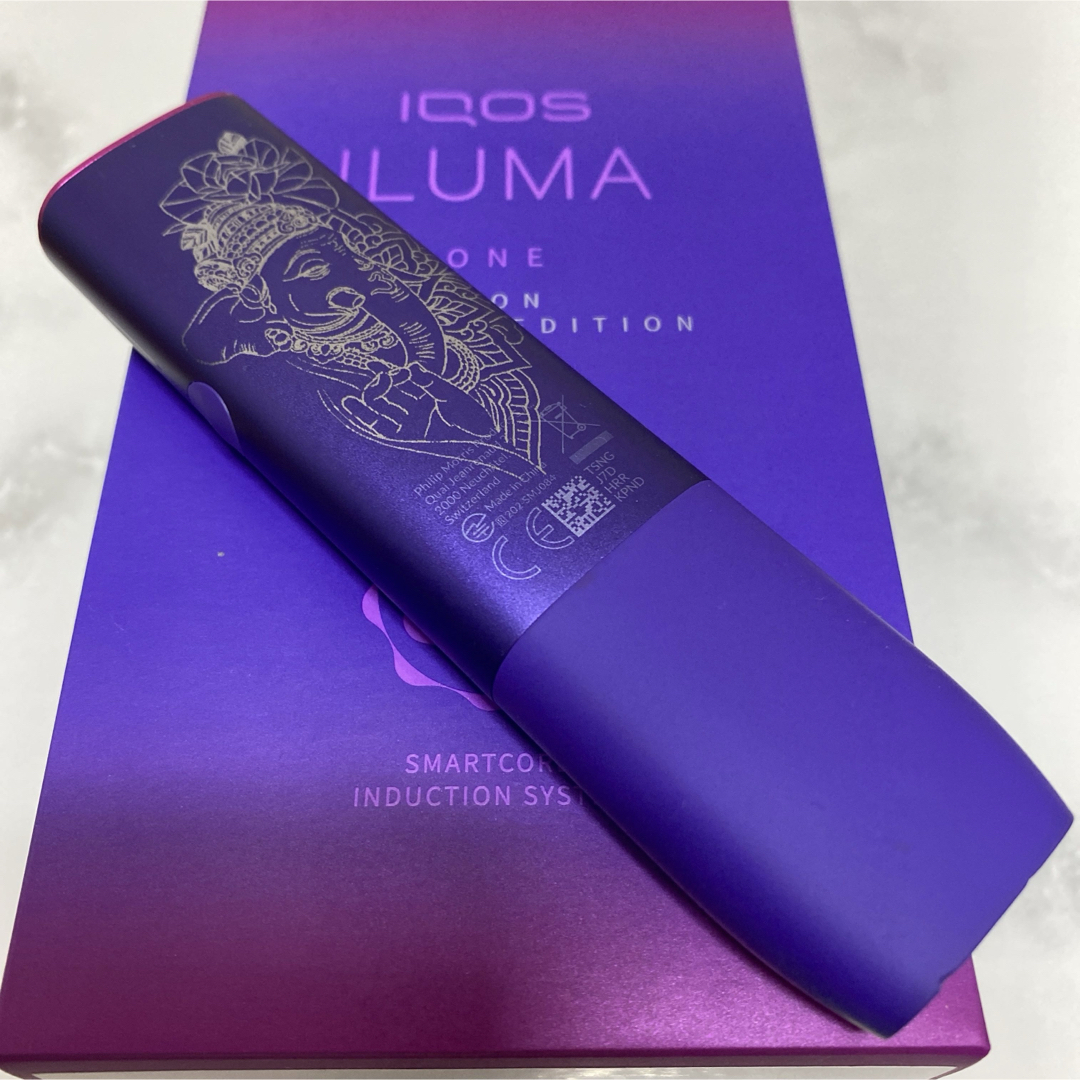 IQOS(アイコス)のガネーシャ iQOS ILUMA ONE アイコス イルマ ワン ネオン 紫 メンズのファッション小物(タバコグッズ)の商品写真