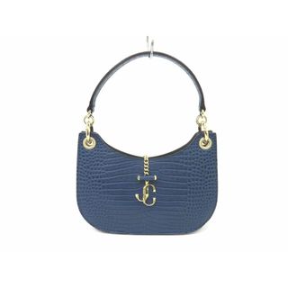 ジミーチュウ(JIMMY CHOO)のジミーチュウ レザー ブルー系 VARENNNE HOBO ハンドバッグ 【池袋店】【中古】(ハンドバッグ)