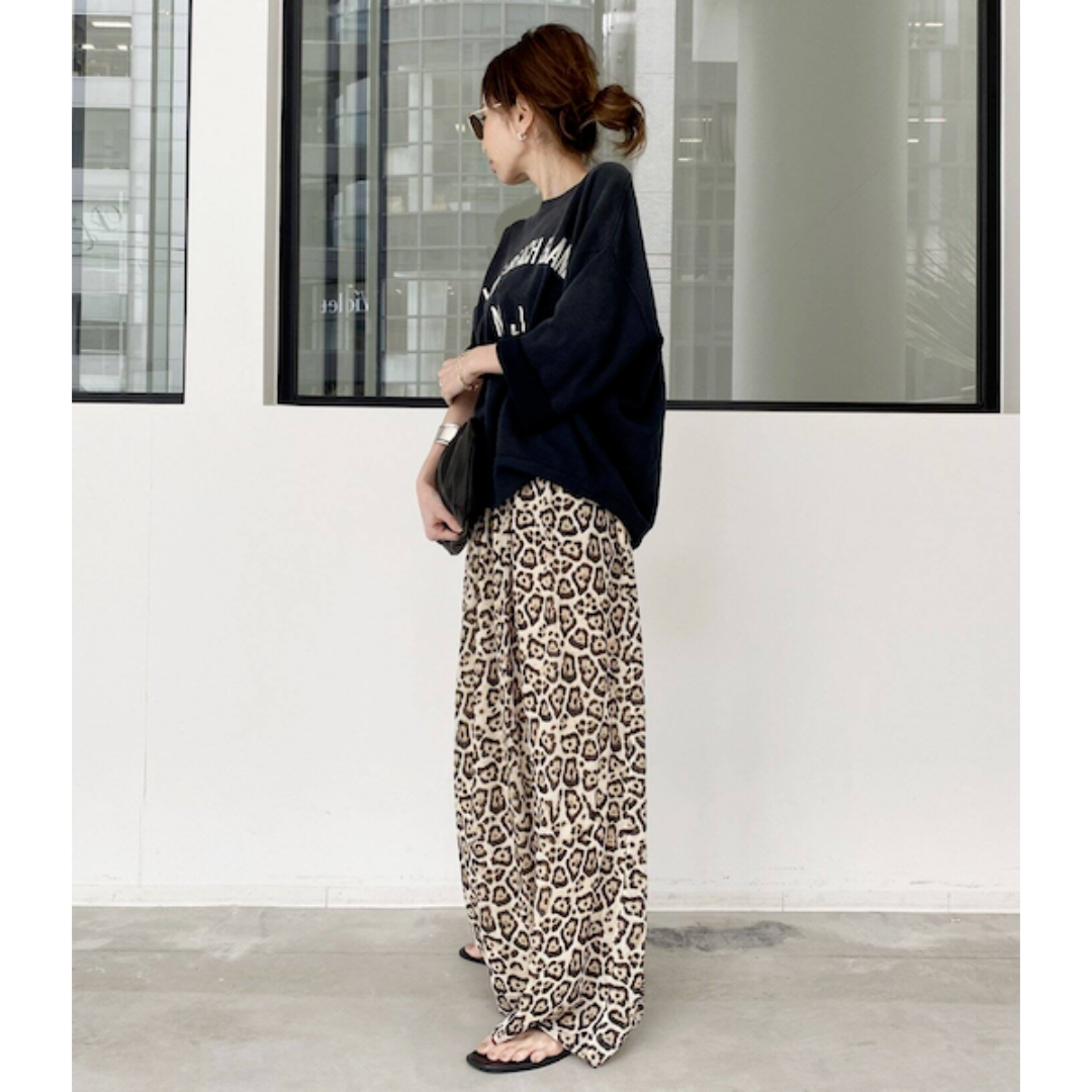 L'Appartement DEUXIEME CLASSE(アパルトモンドゥーズィエムクラス)のL'Appartement Lisiere Leopard Bare ワンピース レディースのトップス(ベアトップ/チューブトップ)の商品写真