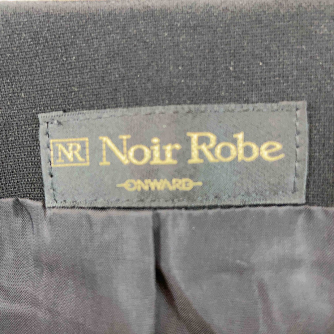 NOIR ROBE レディース ノーカラージャケット ブラック フォーマル レディースのジャケット/アウター(ノーカラージャケット)の商品写真