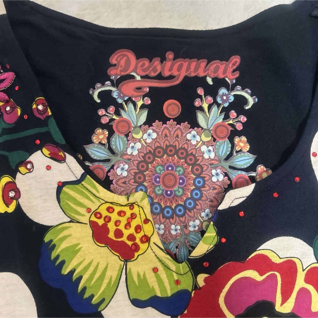 DESIGUAL(デシグアル)のDesigual★セミロング丈 デザインワンピース レディースのワンピース(ミニワンピース)の商品写真