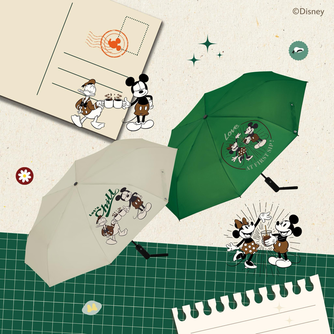 Disney(ディズニー)の【ラスト1点】海外限定　スタバ　ディズニー　コラボ　傘 レディースのファッション小物(傘)の商品写真