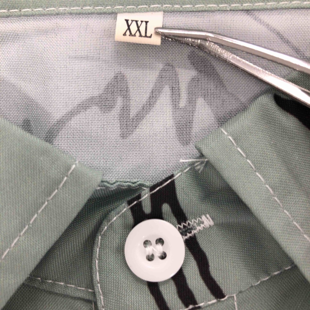 SHEIN  メンズ 半袖シャツ モスグリーン tk メンズのトップス(シャツ)の商品写真