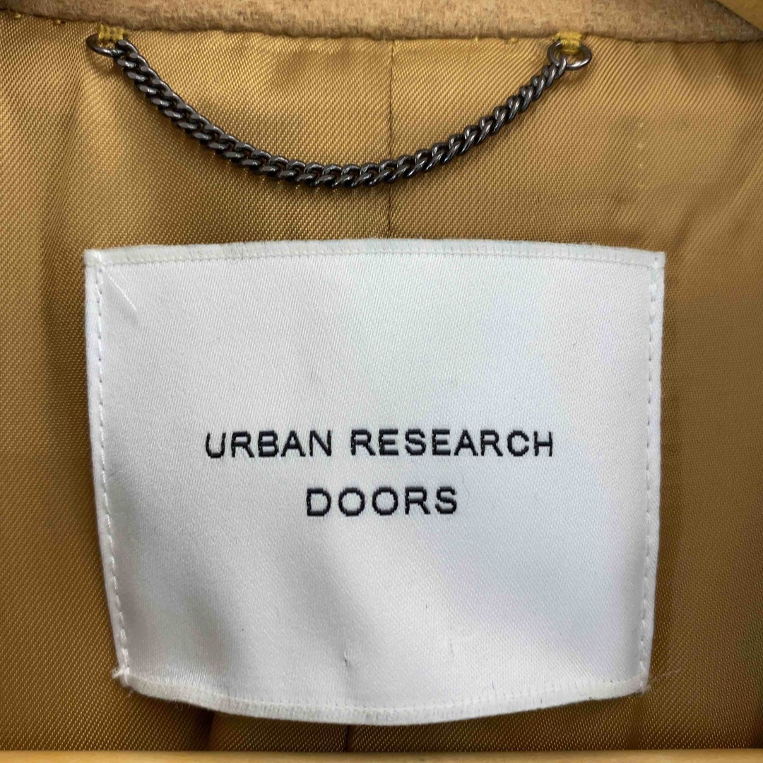 URBAN RESEARCH DOORS(アーバンリサーチドアーズ)のURBAN RESEARCH DOORS アーバンリサーチドアーズ レディース チェスターコート キャメル ウール混 レディースのジャケット/アウター(チェスターコート)の商品写真