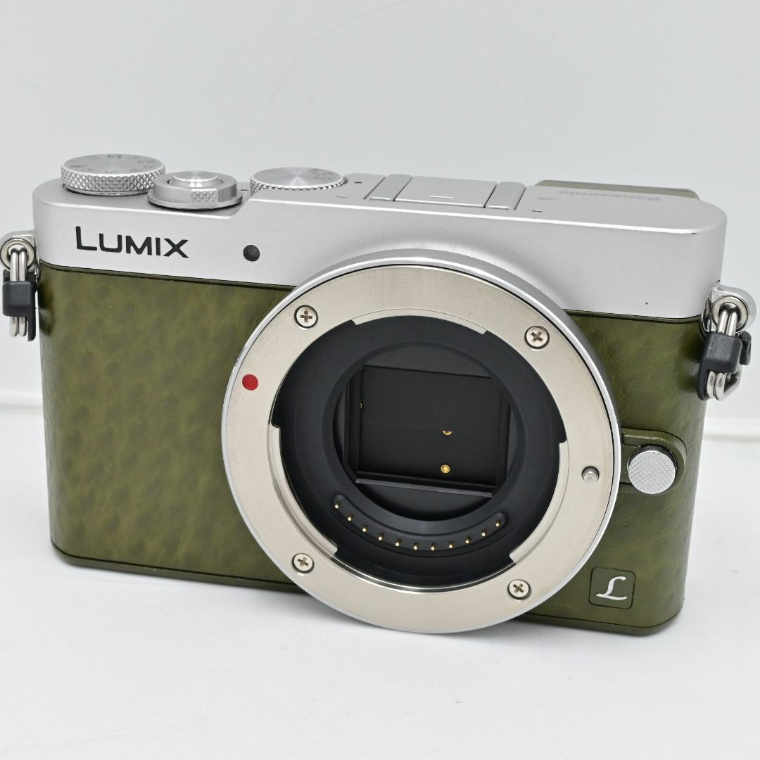 Panasonic　パナソニックLUMIX DMC-GM5-G ボディ グリーン スマホ/家電/カメラのカメラ(ミラーレス一眼)の商品写真