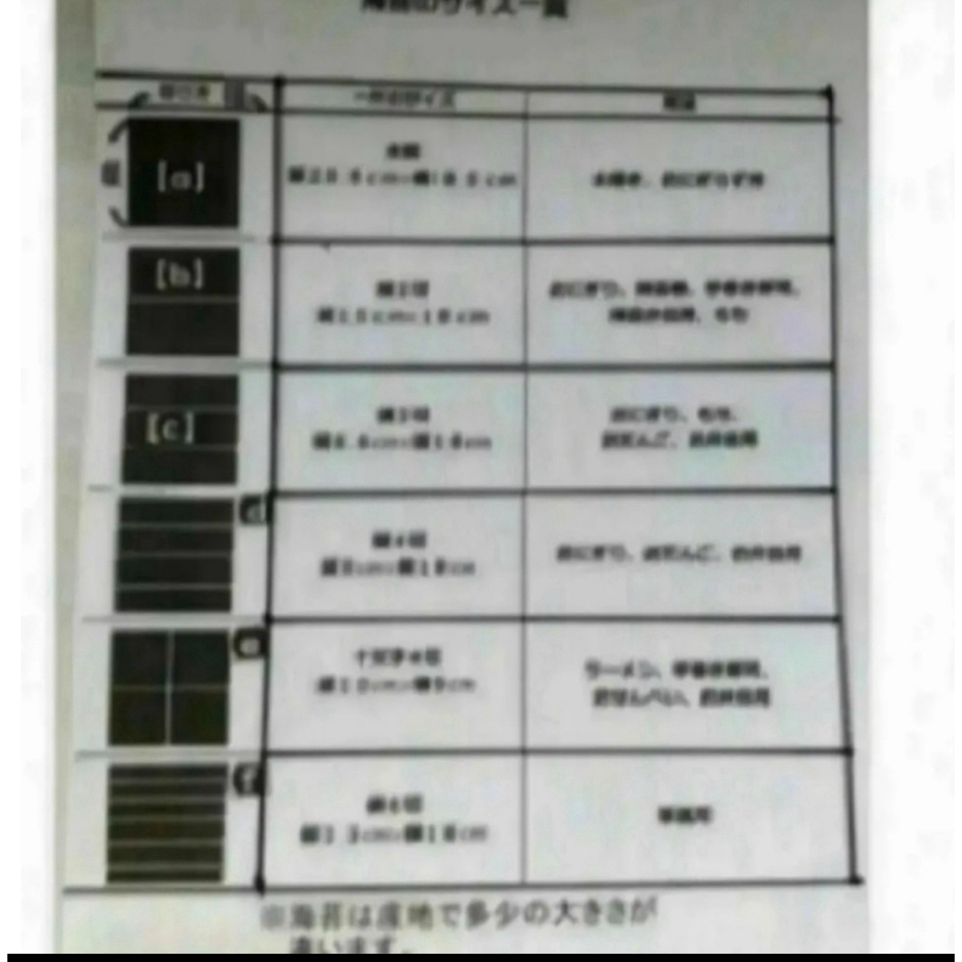 焼き海苔　韓国産少々はね1束50枚　値下げ不可　賞味期限2025年1月1日 食品/飲料/酒の加工食品(乾物)の商品写真