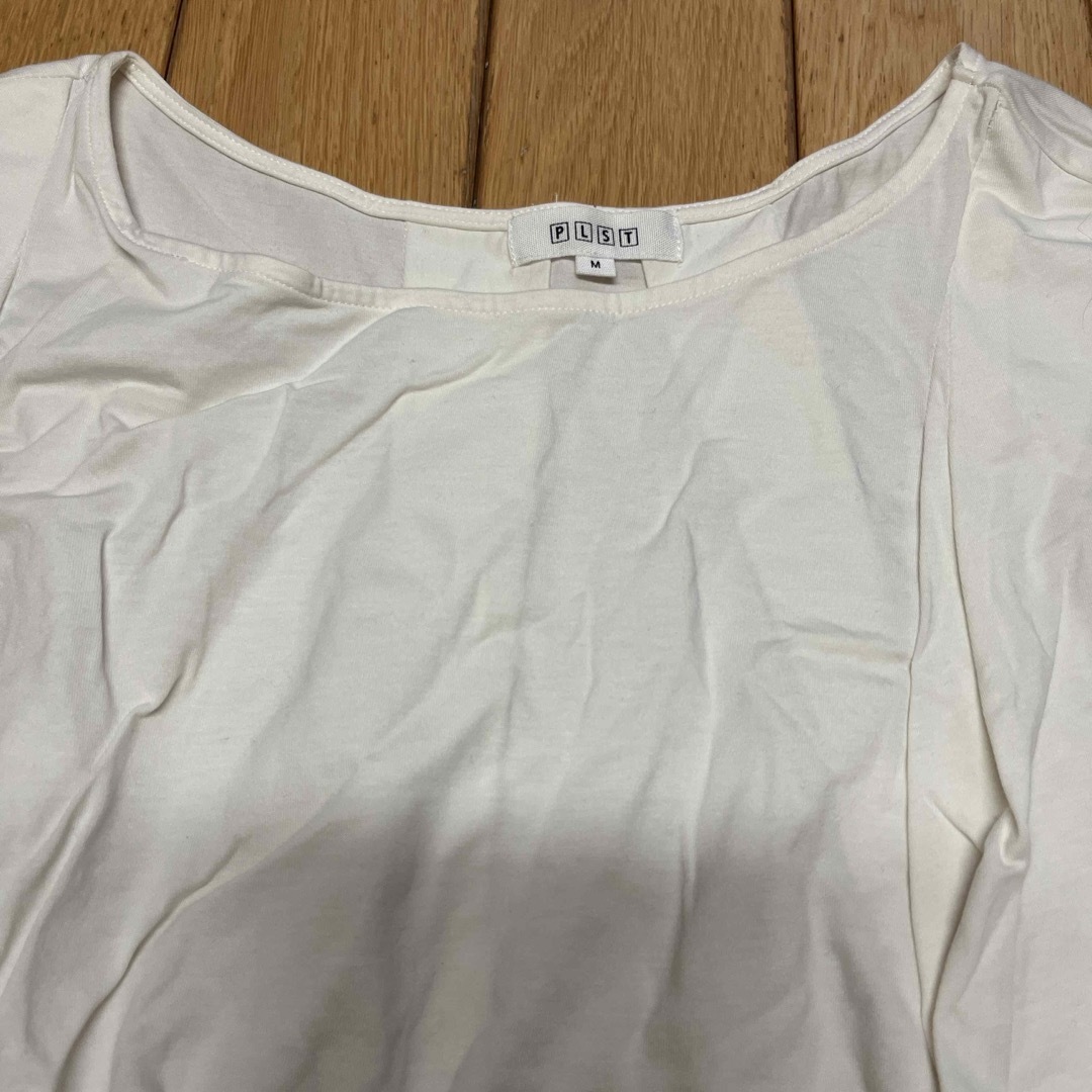 PLST(プラステ)のプラステ　半袖白 メンズのトップス(Tシャツ/カットソー(半袖/袖なし))の商品写真