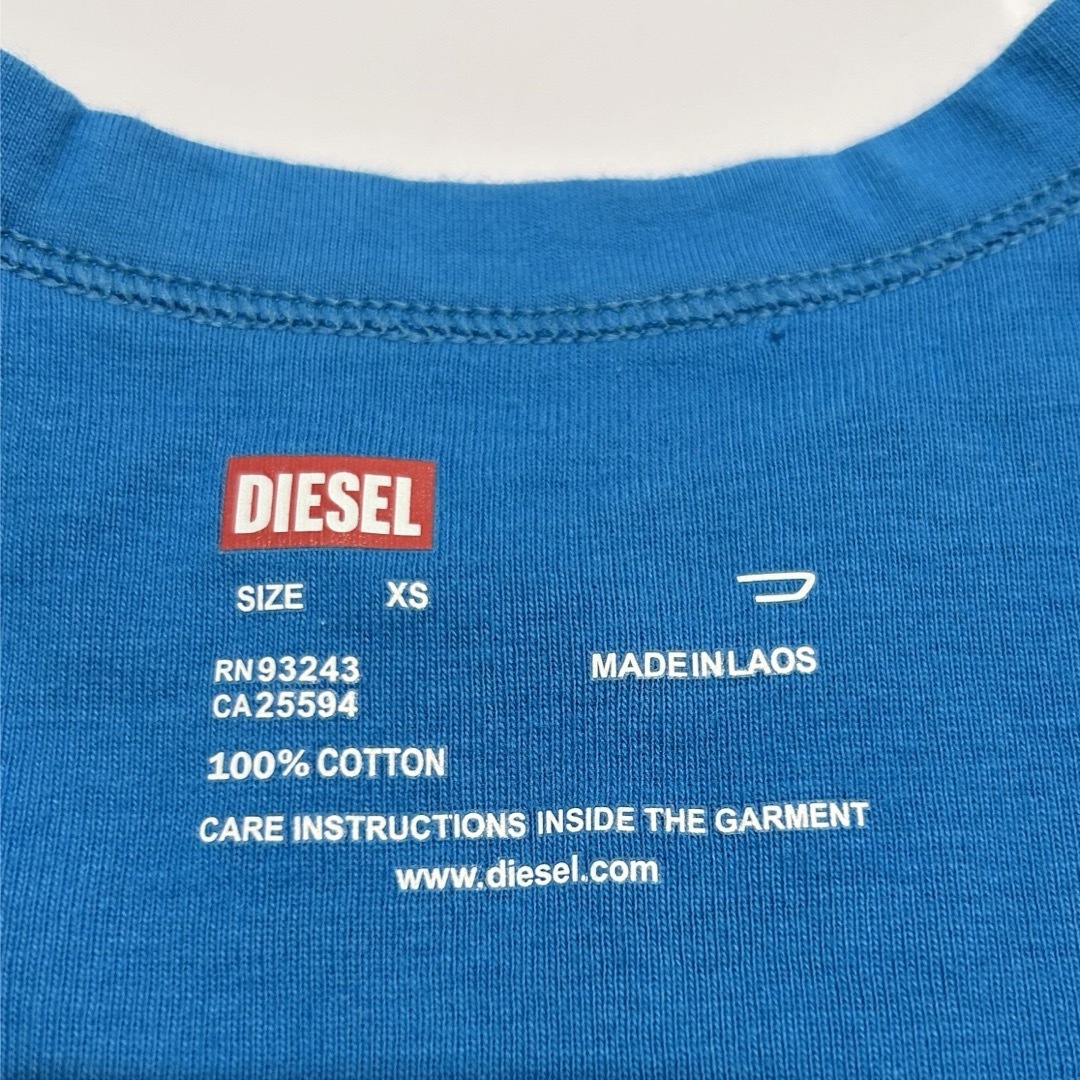 DIESEL(ディーゼル)のディーゼル　Tシャツ　スーパースター　ブルー　r829 レディースのトップス(Tシャツ(半袖/袖なし))の商品写真