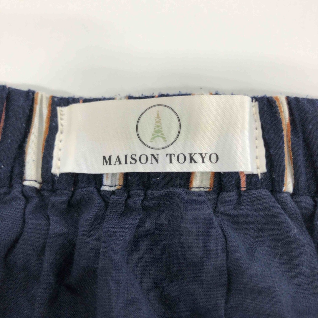 MAISON TOKYO メゾントウキョウ レディース ロングスカート 白ｘ紺 tk レディースのスカート(ロングスカート)の商品写真